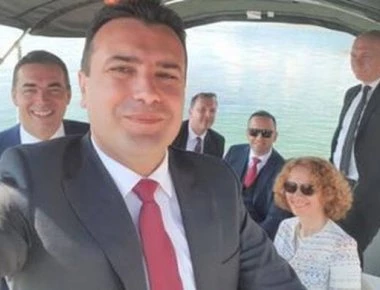 Η σέλφι του Ζ. Ζάεφ στο δρόμο για τις Πρέσπες